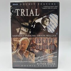 The Trial + Escape from Sobibor DVD Double Feature NEW Factory Sealed OOP
